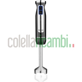 Frullatore a Immersione Mixer a Immersione in Acciaio Inox 800W