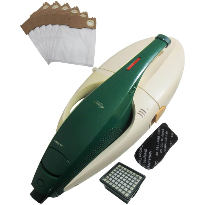 Corpo Motore Con Unità Kit Risparmio Sacchetti in Microfibra Vorwerk Folletto VK130