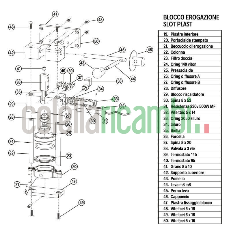 Kit Oring Completo 4 Guarnizioni Originale Faber Slot
