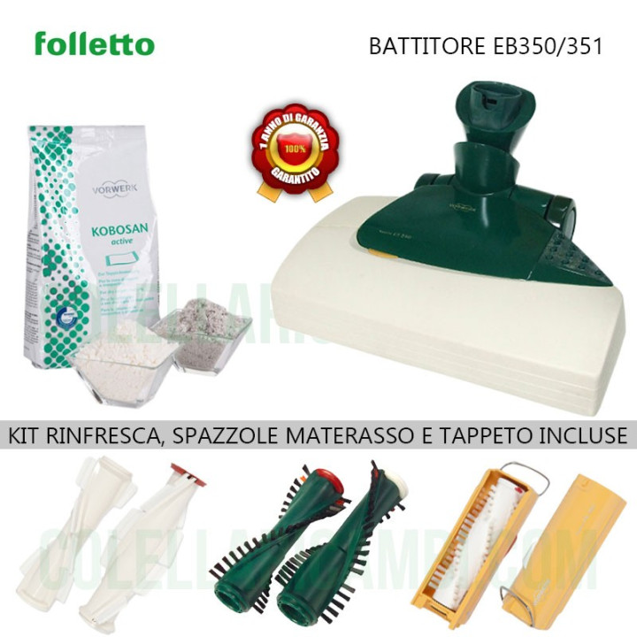 Battitappeto Folletto EB350 EB351 Nuovo Originale Vorwerk