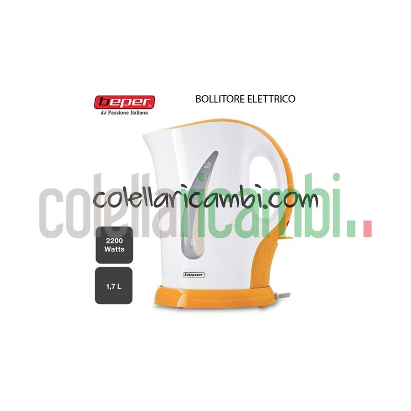 Bollitore Elettrico 1,7 L 2200w Beper