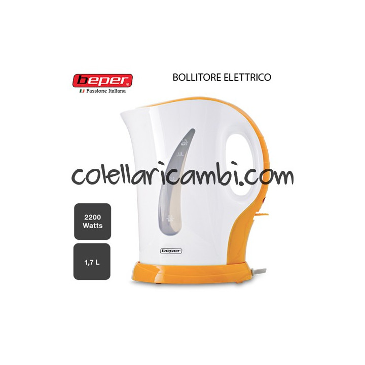 Bollitore Elettrico 1,7 L 2200w Beper