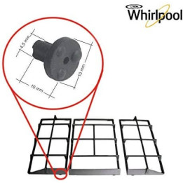 Gommino Antigraffio Griglia Piano Cottura Whirpool