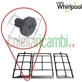 Gommino Antigraffio Griglia Piano Cottura Whirpool