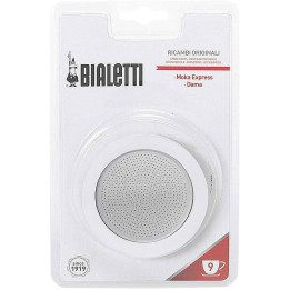 Set di 3 Guarnizioni e 1 Portafiltro a 9 Tazze Moka Bialetti