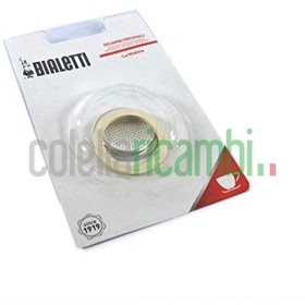 Set di 3 Guarnizioni e 1 Portafiltro a 1/2 Tazza Moka Bialetti