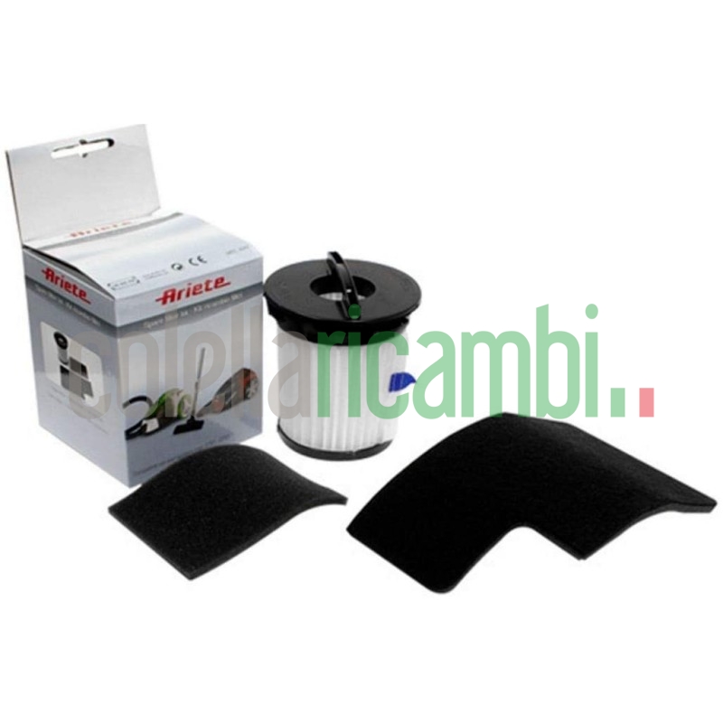 Kit Filtro Hepa + Filtro Motore + Filtro Aria Ariete JETFORCE