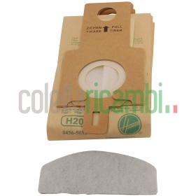 Sacchetti Originali Hoover H20 per Pure Power con Filtro Carta