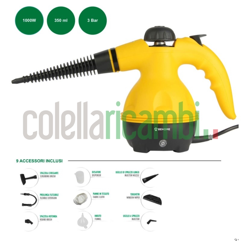 Pulitore a Vapore Multivapor Vaporiera 350ml Behome