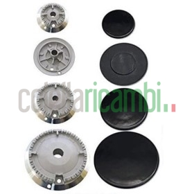 Kit Bruciatori Cappellotti Piattelli Adattabili Smeg