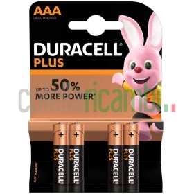 Duracell Batterie AAA confezione da 4