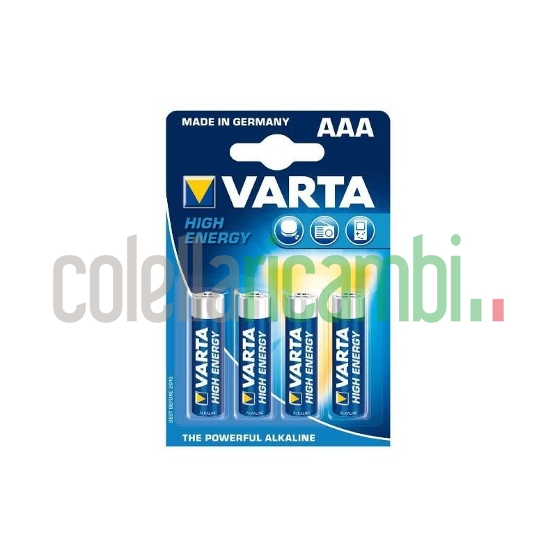 Batterie 1,5V Alcalina Ministilo Varta 4pz Blister High Energy