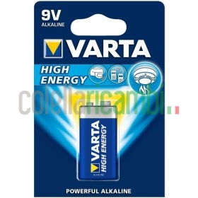 Batteria Varta High Energy Pila 9V