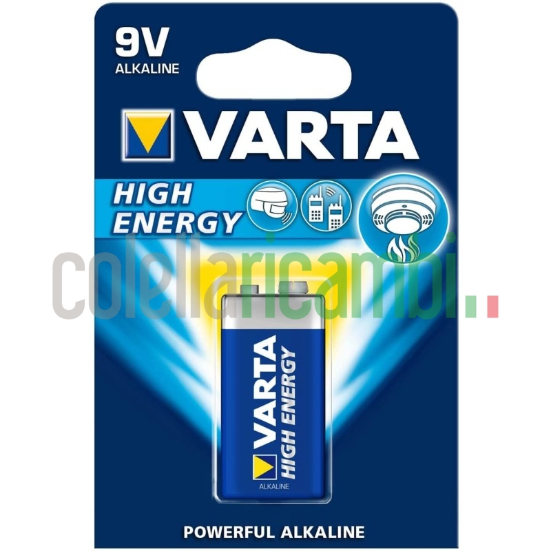 Batteria Varta High Energy Pila 9V