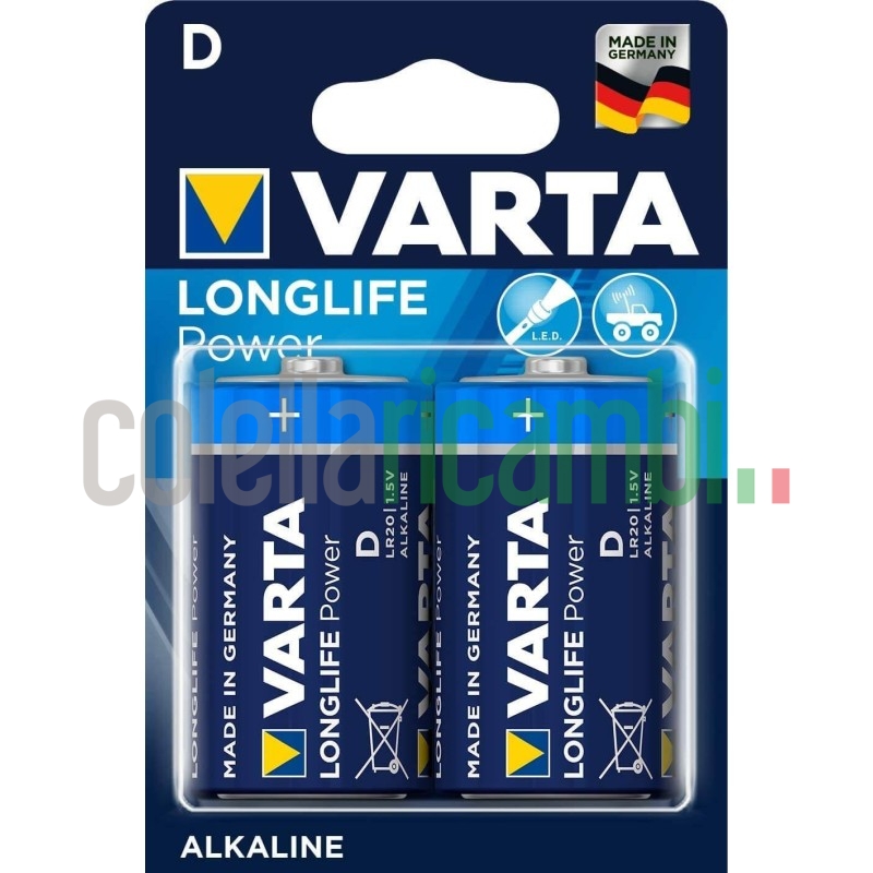 Varta Batterie Torcia High Energy Mono Confezione da 2 pz