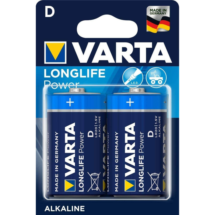 Varta Batterie Torcia High Energy Mono Confezione da 2 pz