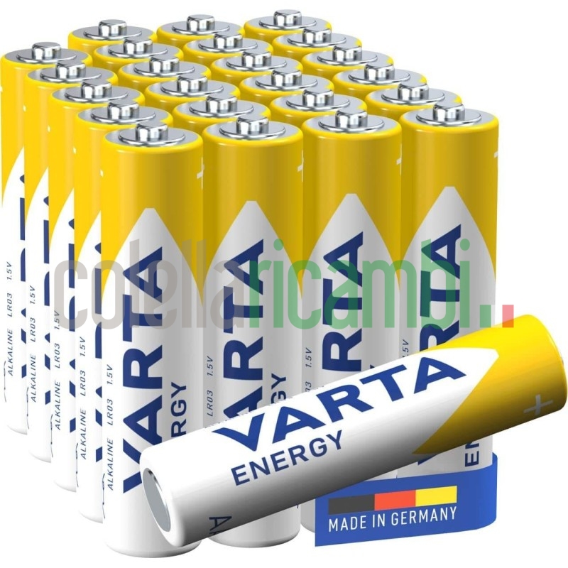 Varta Energy AAA Ministilo Batterie Alcaline Confezione da 24 Pile