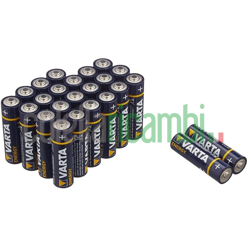 Varta Energy AA Stilo Batterie Alcaline Confezione da 24 Pile