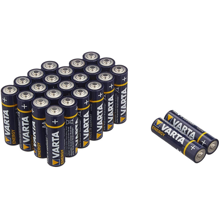 Varta Energy AA Stilo Batterie Alcaline Confezione da 24 Pile