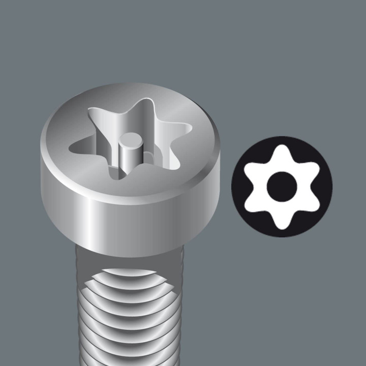 Cacciavite 367 TORX® BO TX20 80 mm