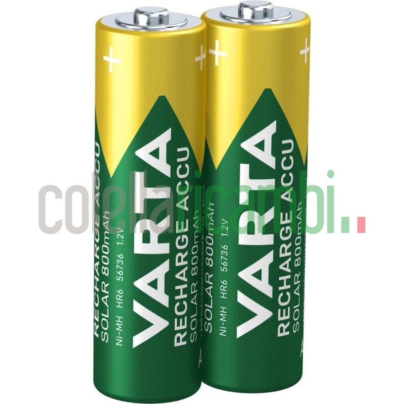 VARTA AAA Rechargeable Ready2Use 1000mAh – 4 Pezzi, Ni-MH, Precariche E Senza Effetto Memoria