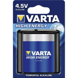 Blister 1 batteria 4,5V piatta VARTA high energy alcalina 3LR12
