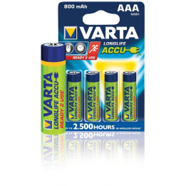 VARTA Batterie ricaricabili AAA