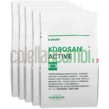 Detergente Kobosan Active Battitappeto Vorwerk Folletto (5 PZ)