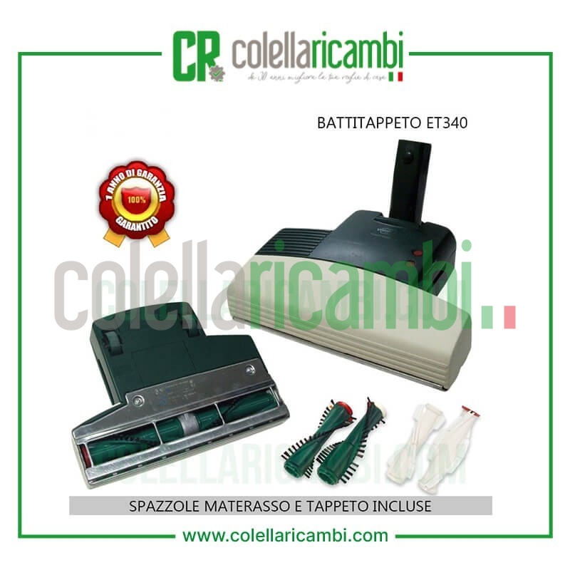 Battitappeto ET340  Originale Nuovo Vorwerk Folletto Battimaterasso