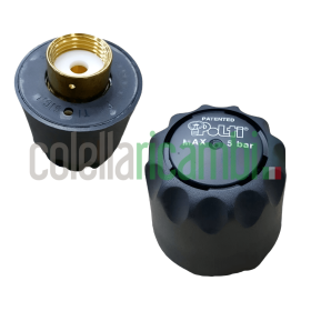 Tappo Polti Vaporella Q092 Valvola 1/2 Femmina Completo di Guarnizione per Caldaia Ferro da Stiro