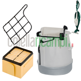 Motore Compatibile per Vorwerk Folletto VK135 VK136 Certificato TUV 900W + Filtri