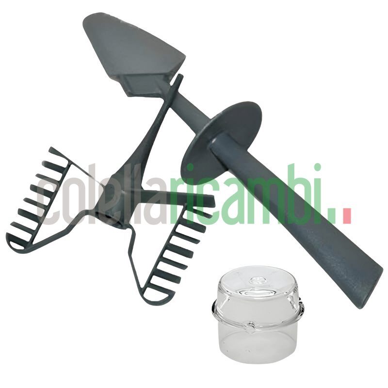 Kit Risparmio Ricambi Bimby TM21 Spatola Farfalla e Misurino