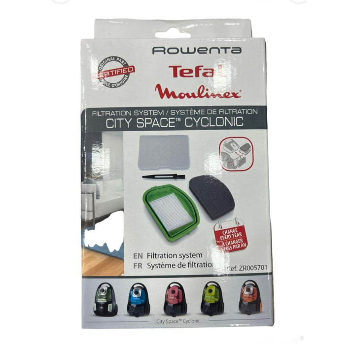 Kit Filtro aspirapolvere City Space Cyclonic Moulinex (ZR005701)