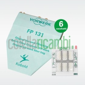 Confezione da 6 Super-Filtrello per VK130/1 con blister da 6 Dovina