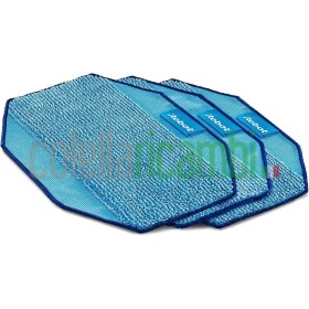 iRobot Kit Panni Microfibra 3 Wet Originale per Aspirapolvere Braava 320 e 380