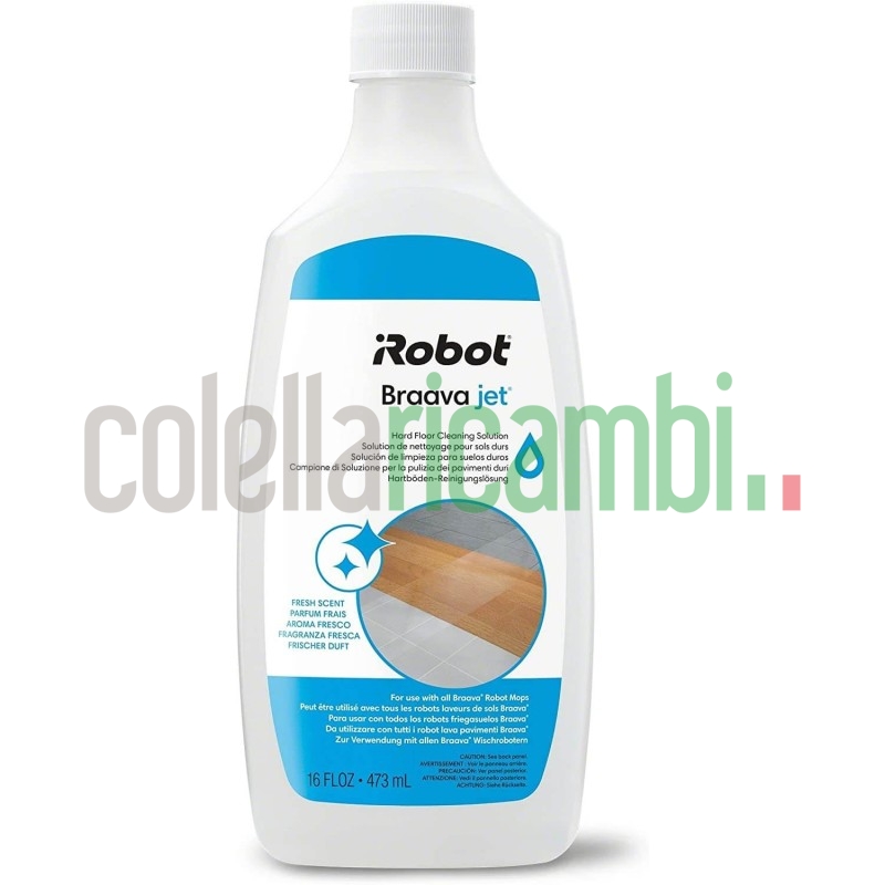 iRobot Detergente per Pavimenti 4632819 Originali Compatibili con Tutti i Robot Braava, Bianco