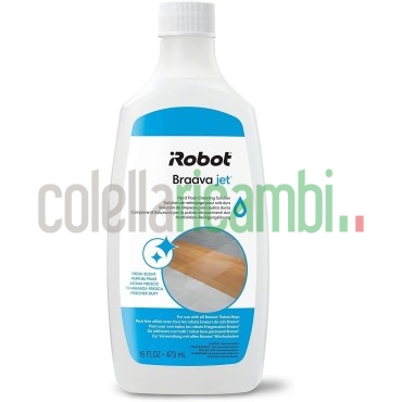 iRobot Detergente per Pavimenti 4632819 Originali Compatibili con Tutti i Robot Braava, Bianco