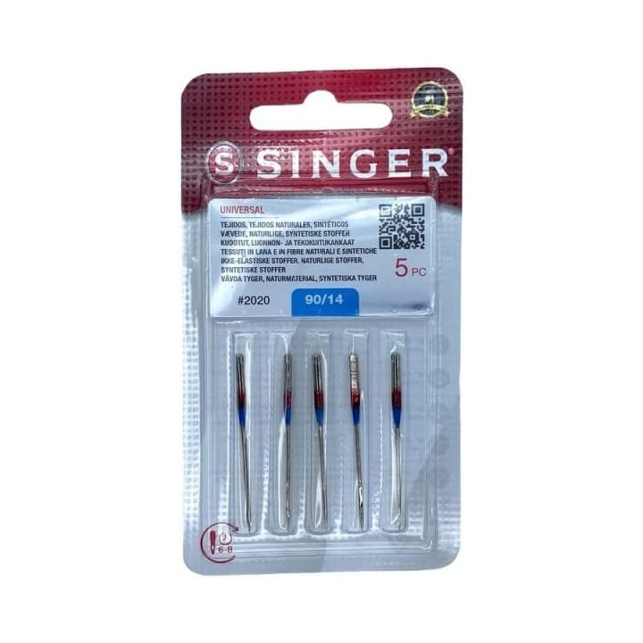 Aghi Singer Universal Tessuti Lana Sintetico 2020 90/14