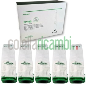 Sacchetti Premium Originali Vorwerk FP100 per Folletto Senza Filo VB100