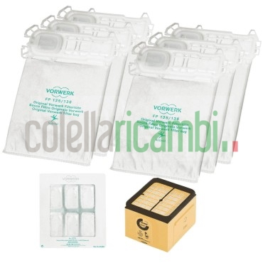 Set Farfalla Vorwerk Folletto VK135 VK136