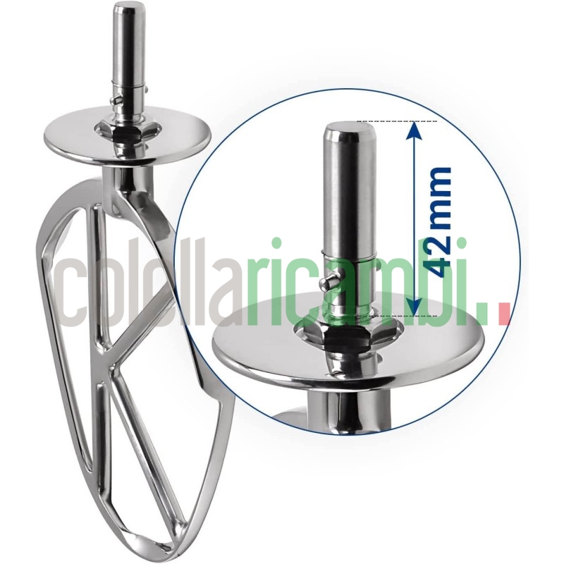 Frusta Acciaio per Robot da Cucina Originale Kenwood Chef KW711977