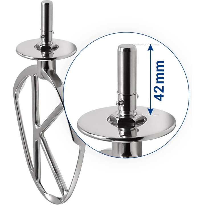 Frusta Acciaio per Robot da Cucina Originale Kenwood Chef KW711977