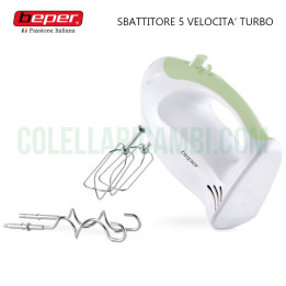 Sbattitore 5 Velocità Turbo ABS 250W Beper