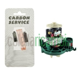 Coppia Carboncini Motore Spazzole per Vorwerk Folletto VK120 VK121 VK122
