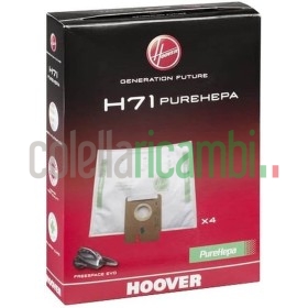 Hoover H71 Sacchetti Originali in Microfibra Pure EPA