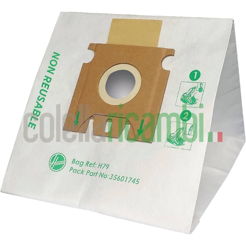 Hoover H79 Sacchetti per Aspirapolvere Originali 35601745