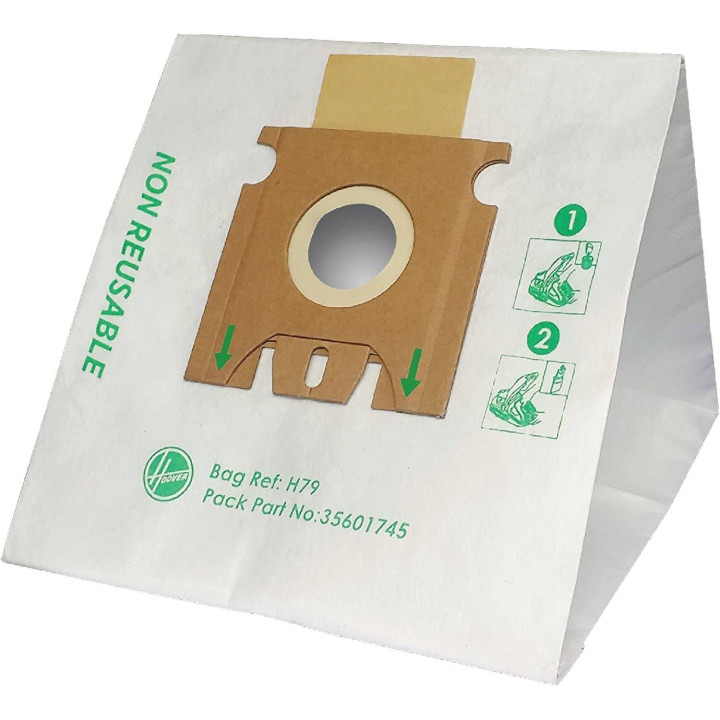 Hoover H79 Sacchetti per Aspirapolvere Originali 35601745
