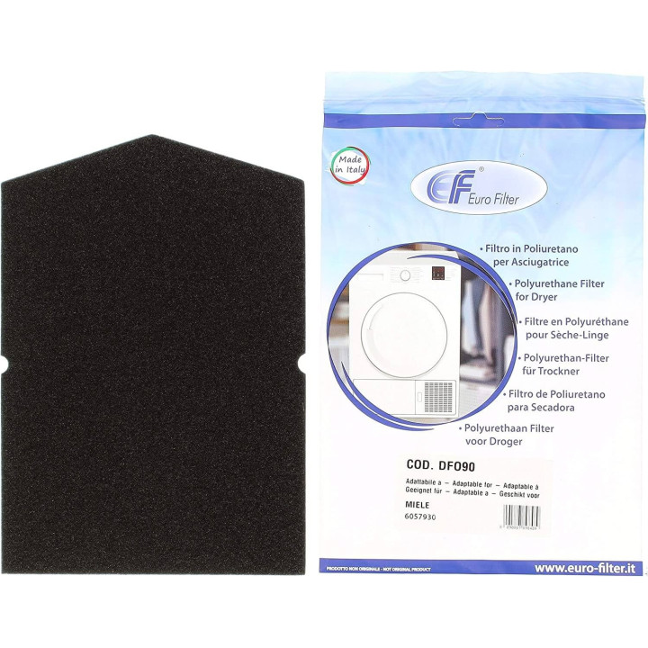 Filtro poliuretano asciugatrice adattabile Miele