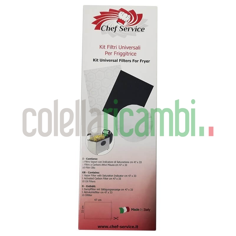 Kit Filtri Universali per Figgitrice