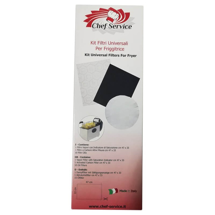 Kit Filtri Universali per Figgitrice